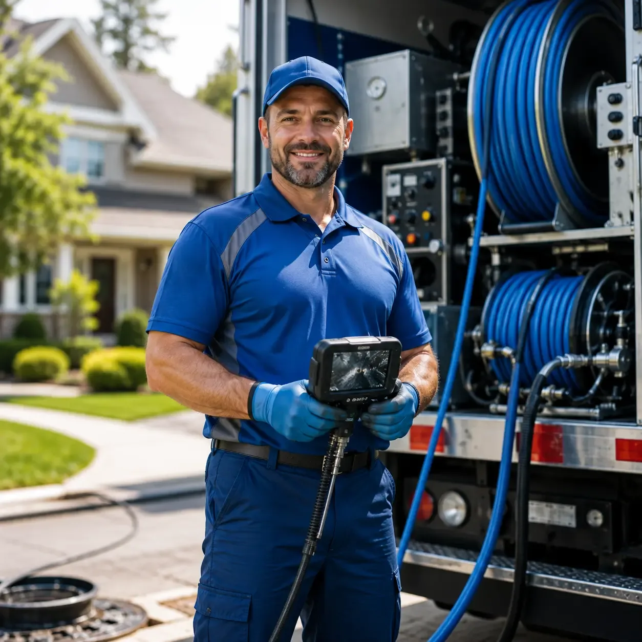 Local outdoor drain cleaning specialists in Bahama, NC